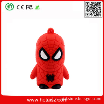 Spider Man Shape USB Flash Drive, Cute USB Memory Stick Cheap, Cartoon Character USB 1GB Cheap